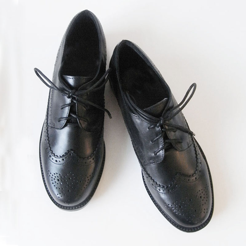 Women's Brogue Leather Shoes